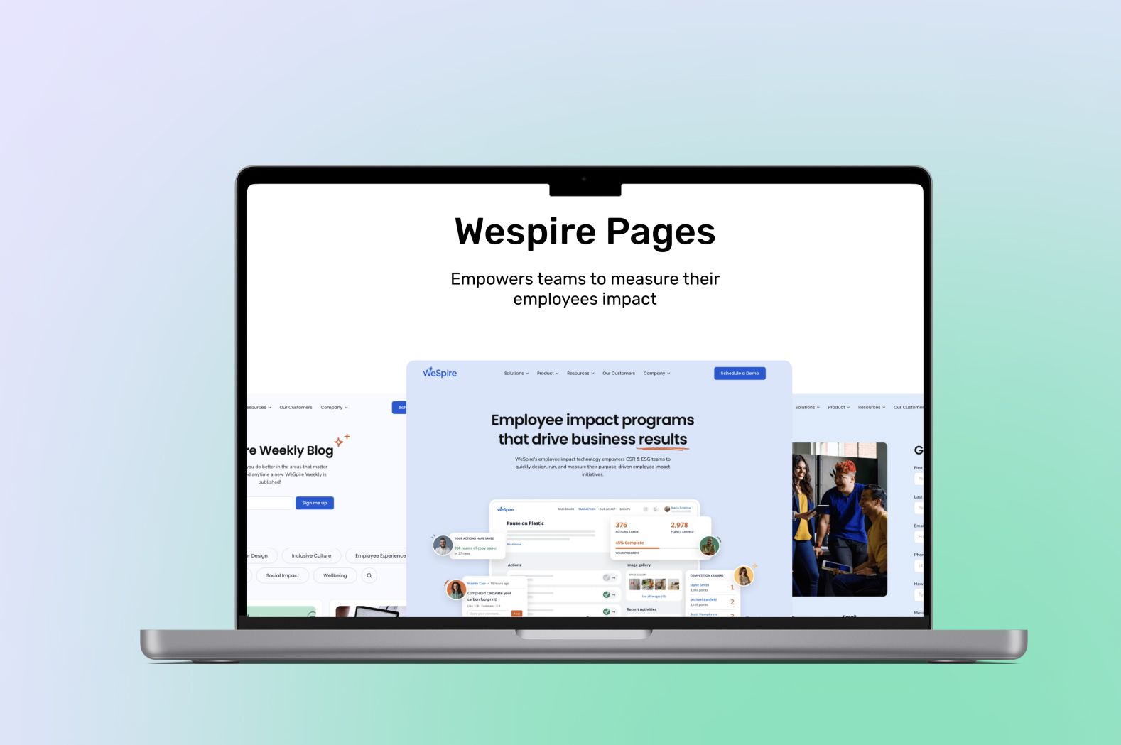 Wespire Pages